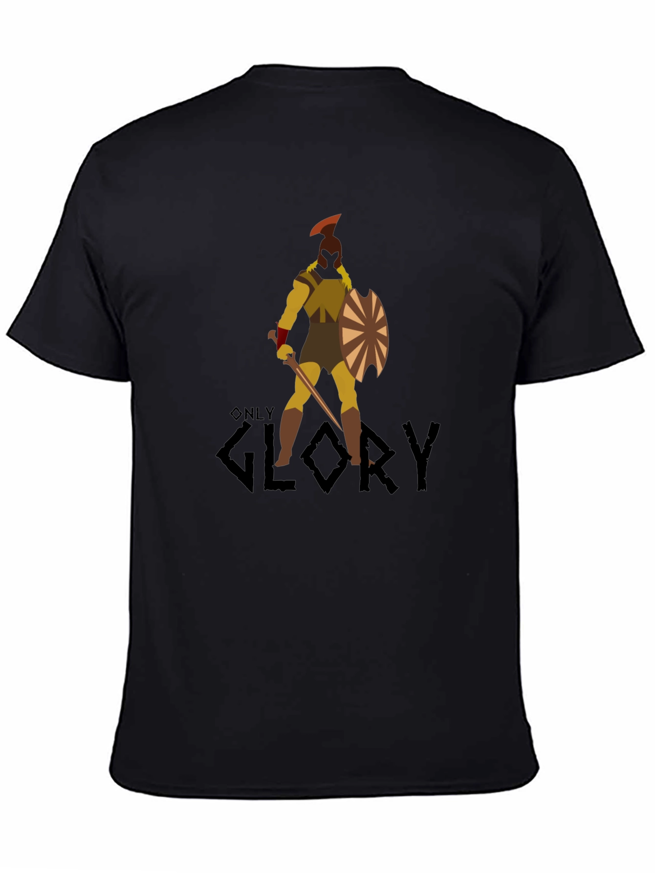 Warrior Graphic Black T-Shirt