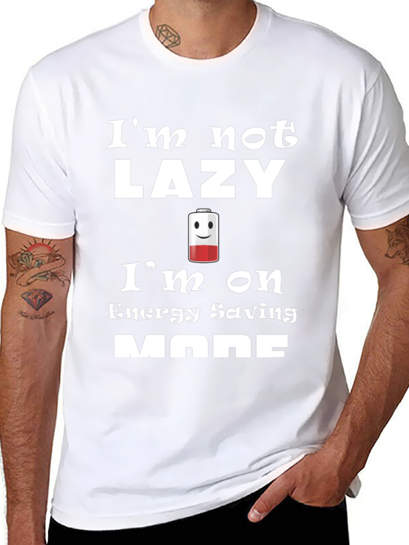 Funny Energy Saving Mode T-Shirt