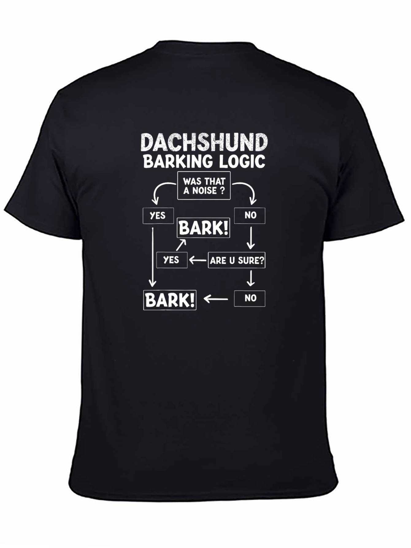 Dachshund Barking Logic T-Shirt - Dog Lover Tee