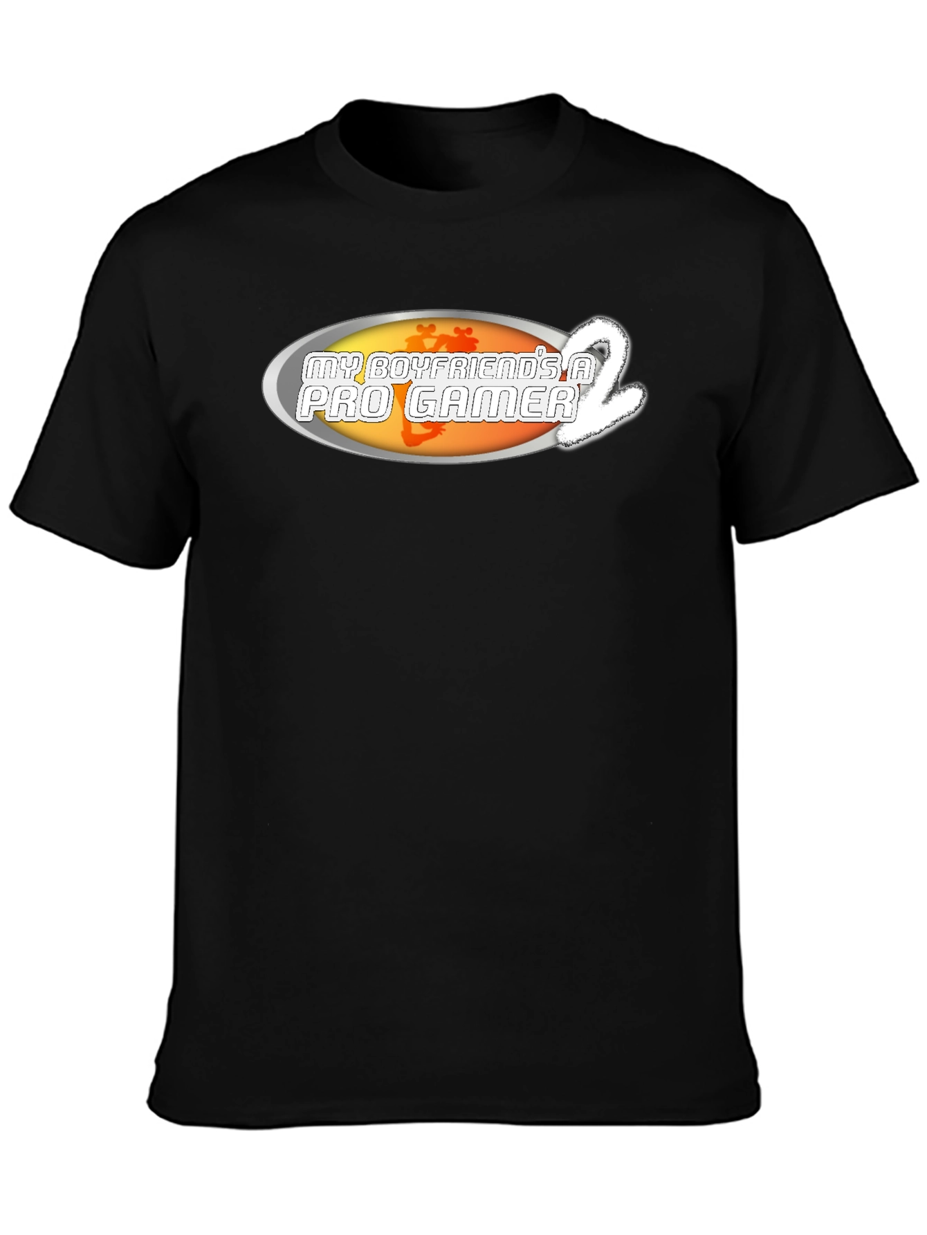 My Boyfriends a Pro Gamer 2 Black T-Shirt