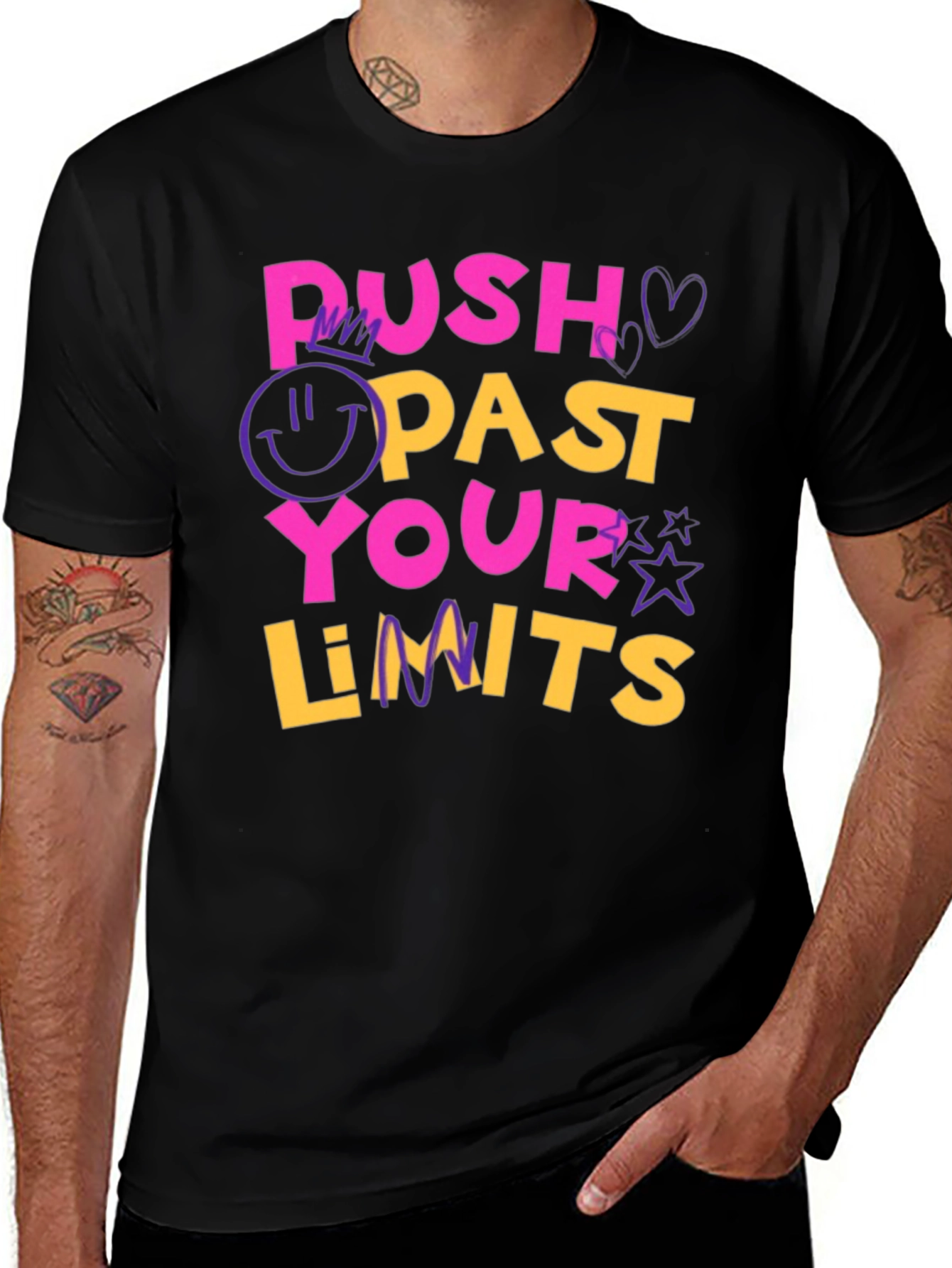 Push Past Your Limits Graphic Tee