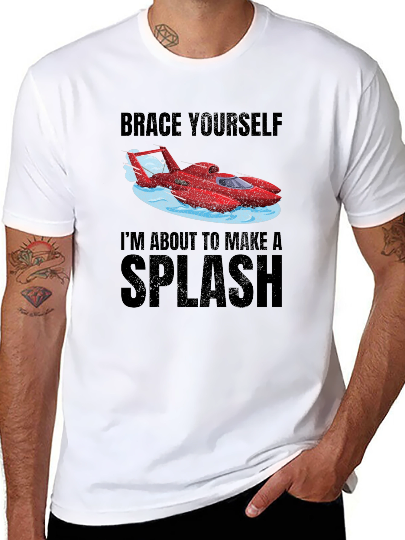 Brace Yourself Speedboat T-Shirt