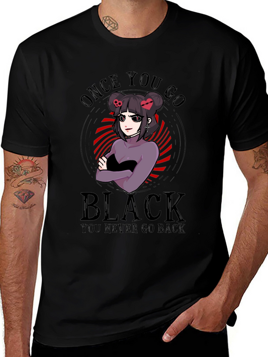 Once You Go Black Funny Graphic T-Shirt