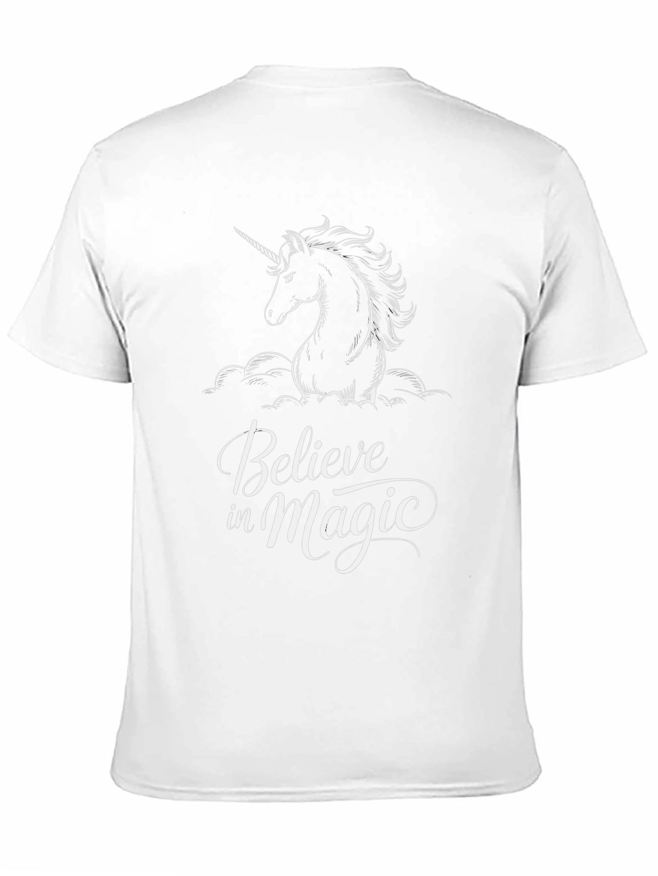 Believe in Magic Unicorn Graphic T-Shirt