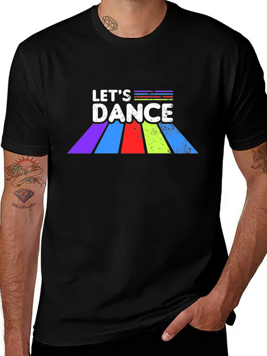 Lets Dance Graphic Tee - Retro Style