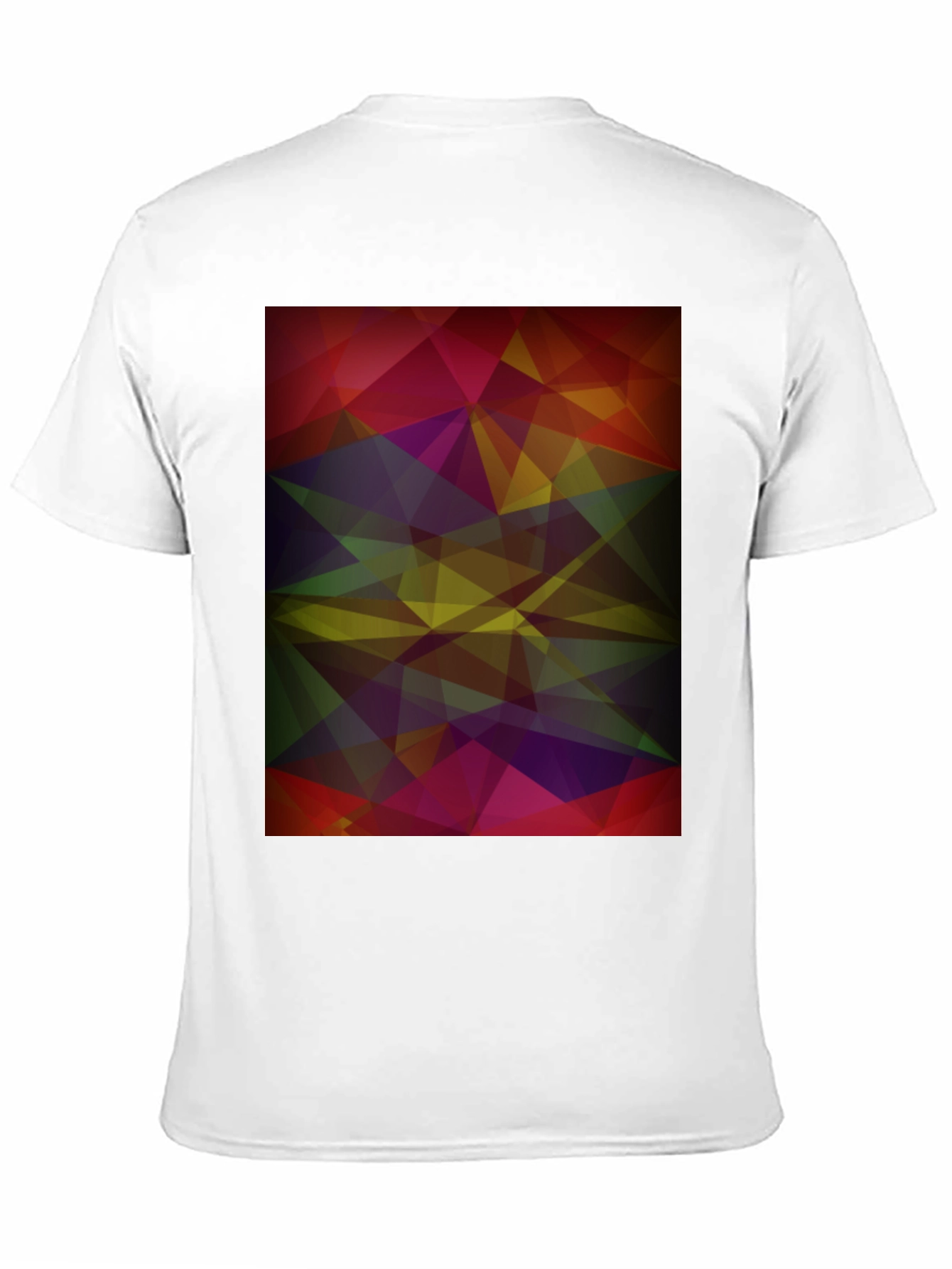 Abstract Geometric Black T-Shirt