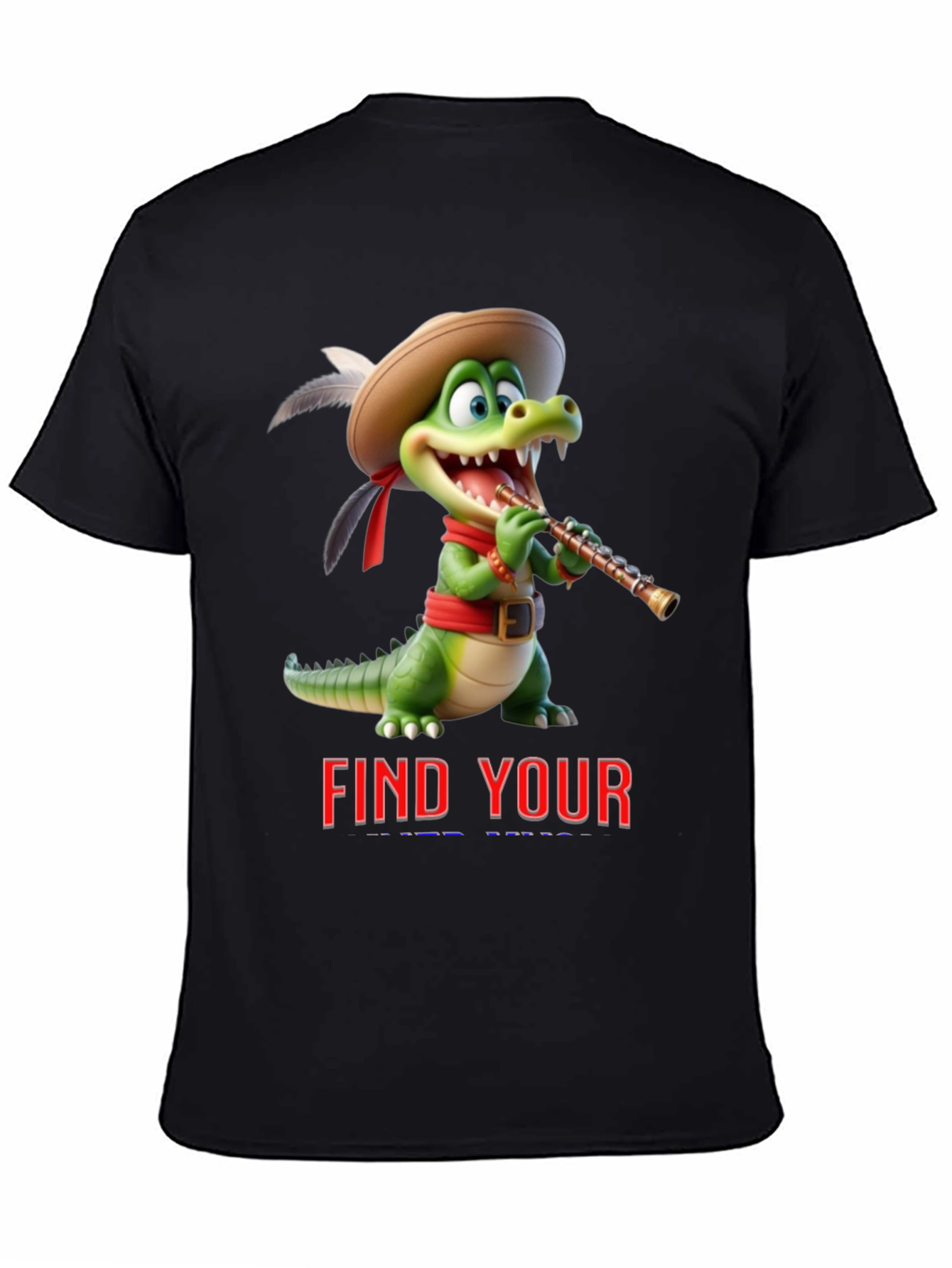 Cartoon Crocodile T-Shirt - Find Your Tune