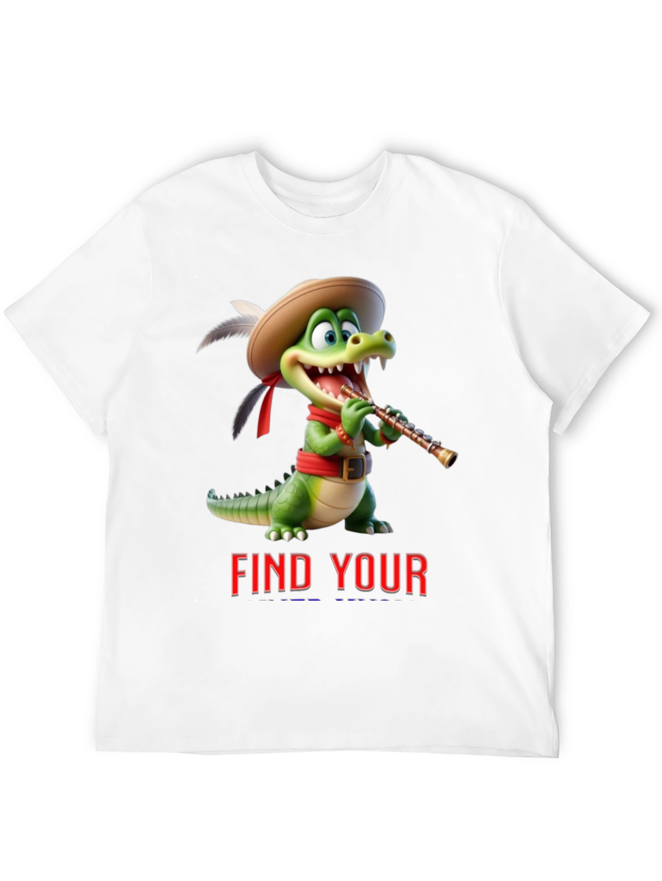 Cartoon Crocodile T-Shirt - Find Your Tune