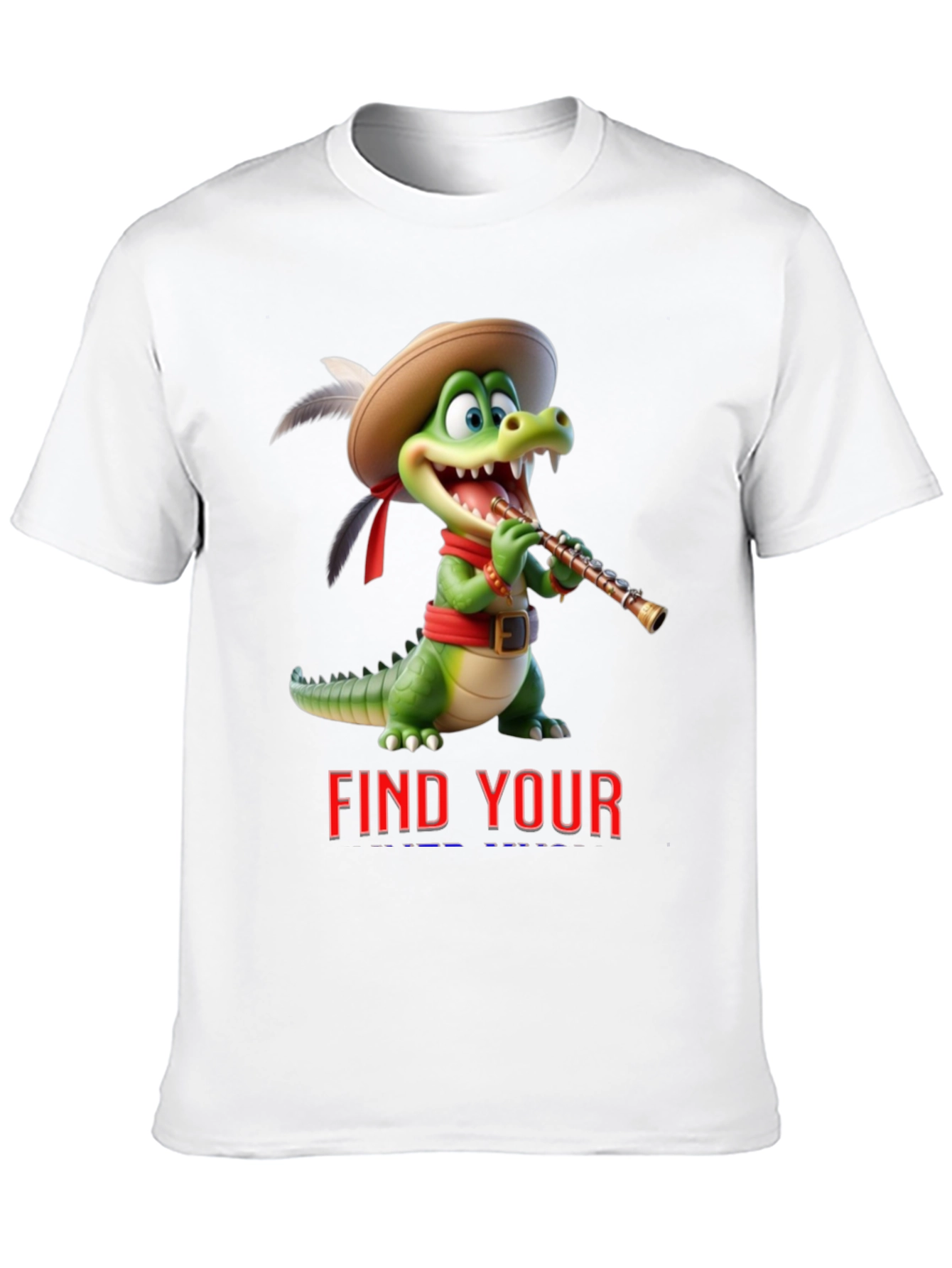 Cartoon Crocodile T-Shirt - Find Your Tune