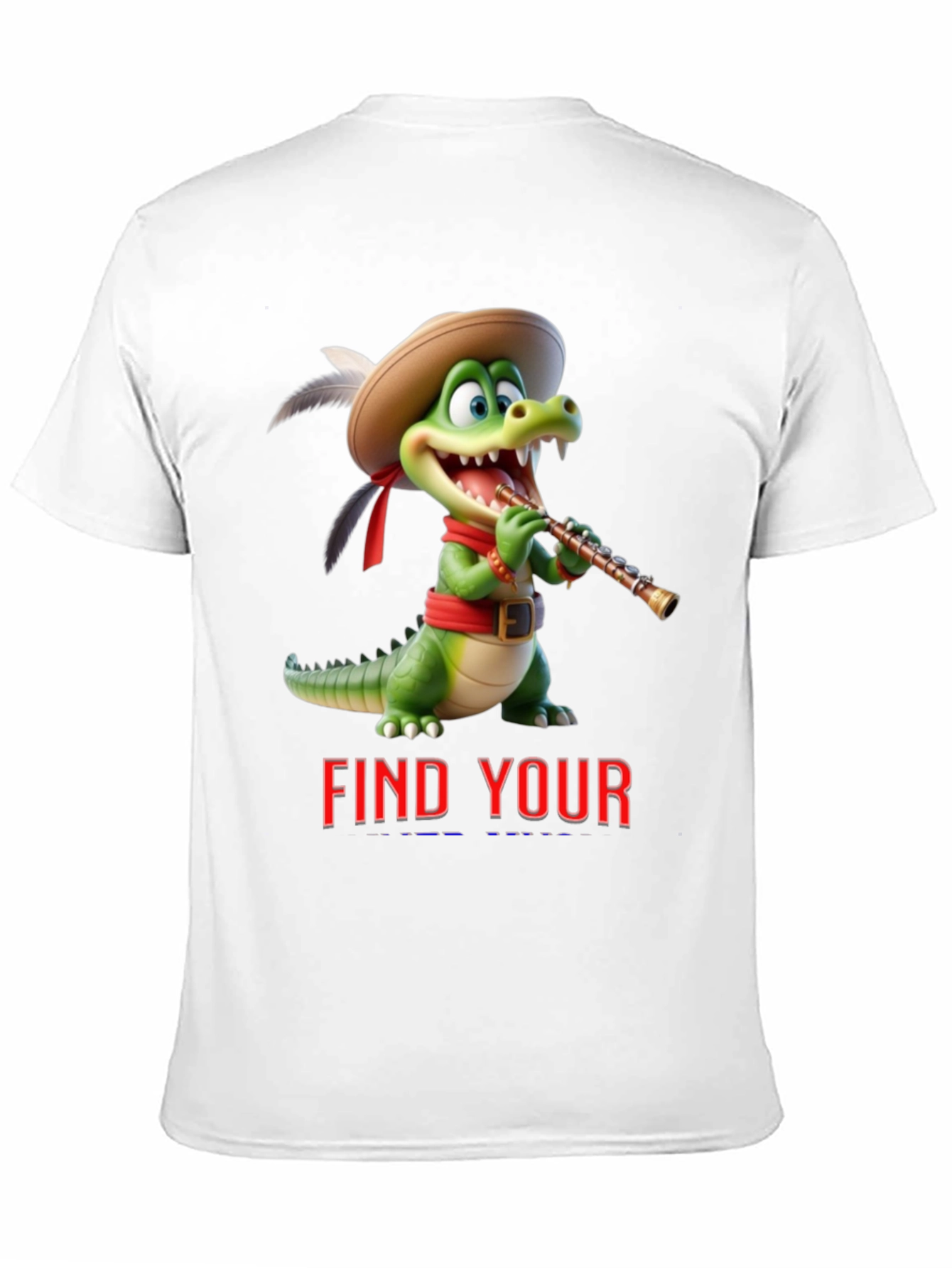 Cartoon Crocodile T-Shirt - Find Your Tune