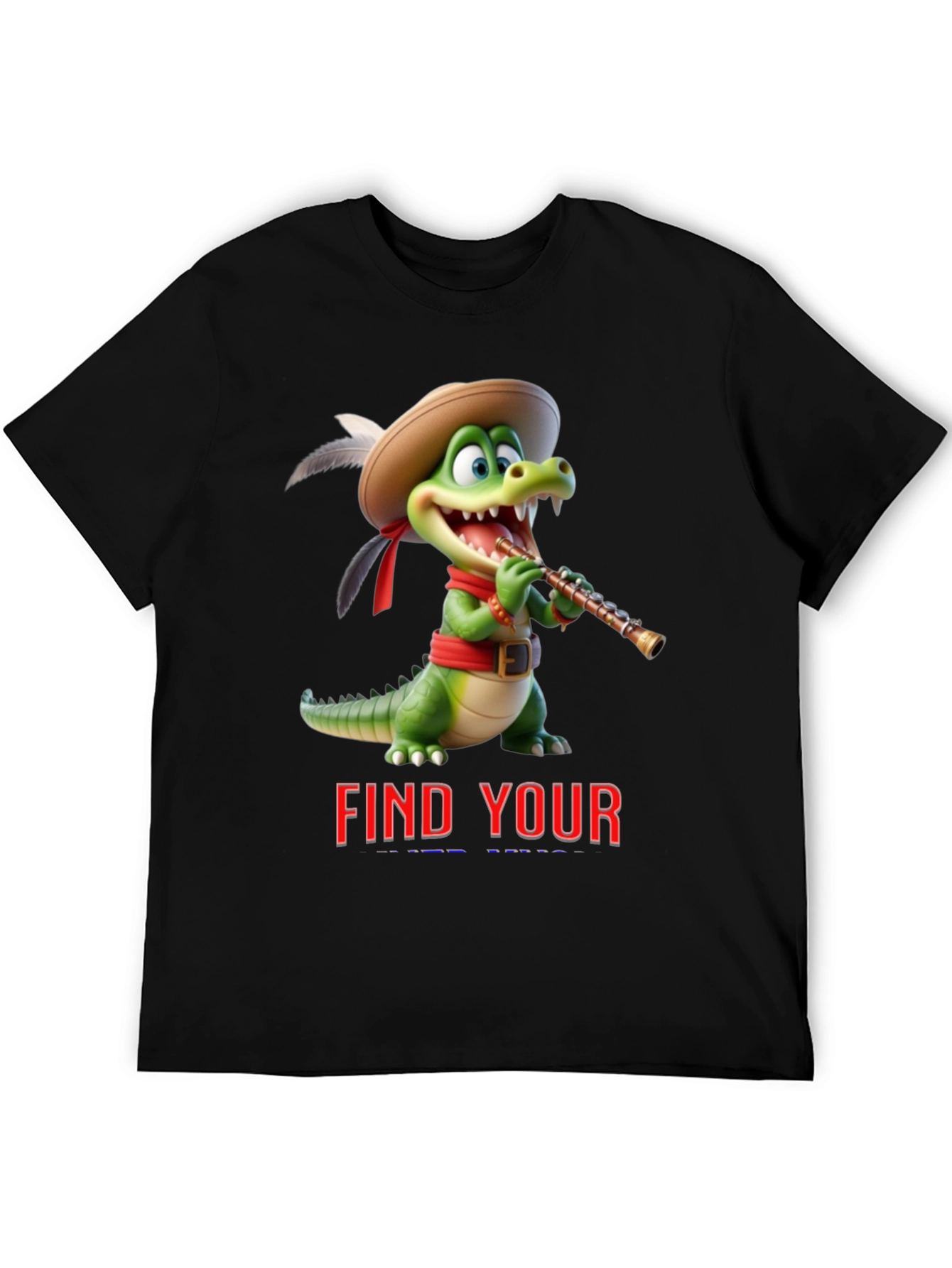 Cartoon Crocodile T-Shirt - Find Your Tune