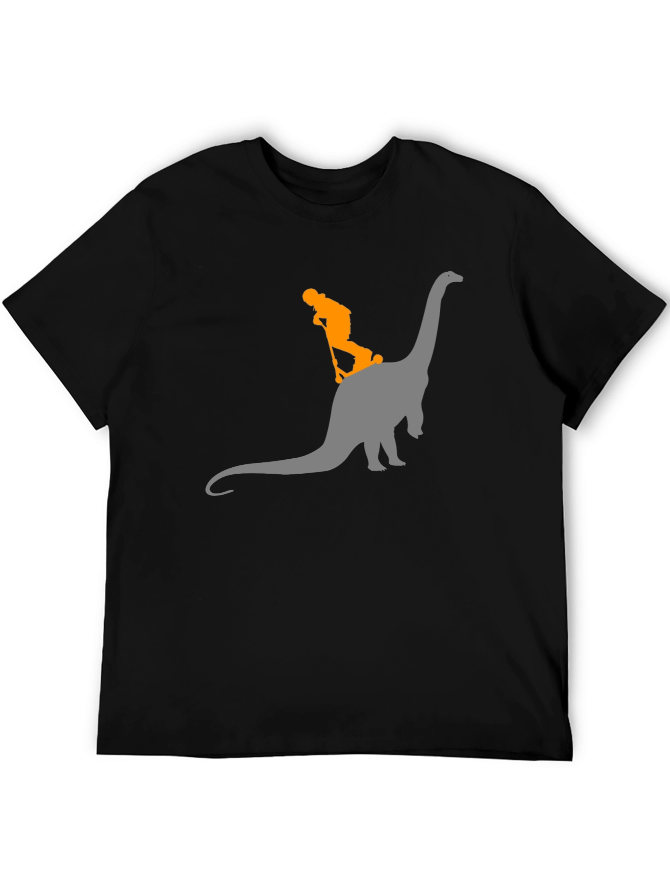 Dino Rider Tee - Black Graphic T-Shirt
