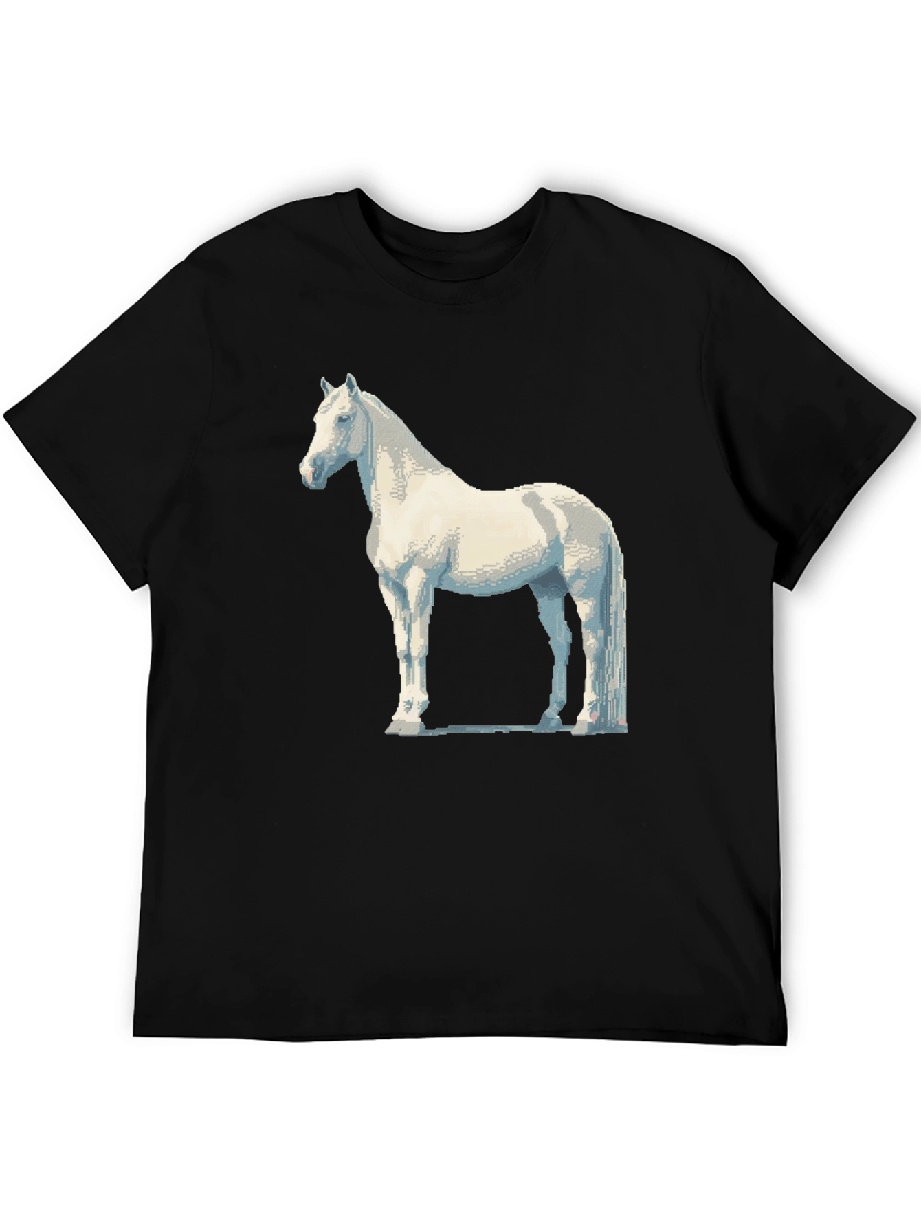 Horse Graphic T-Shirt - Cool Pixel Art Style