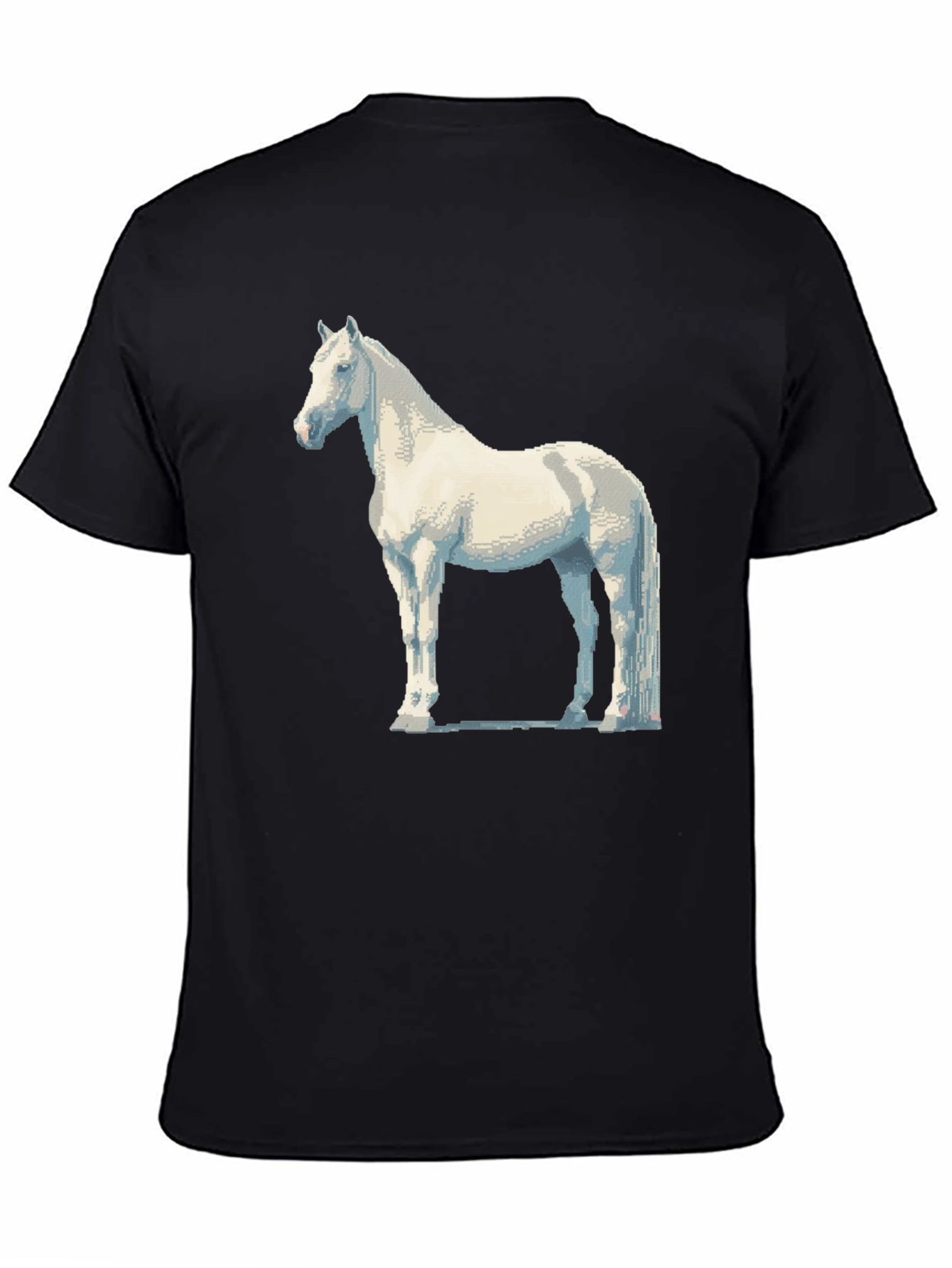 Horse Graphic T-Shirt - Cool Pixel Art Style