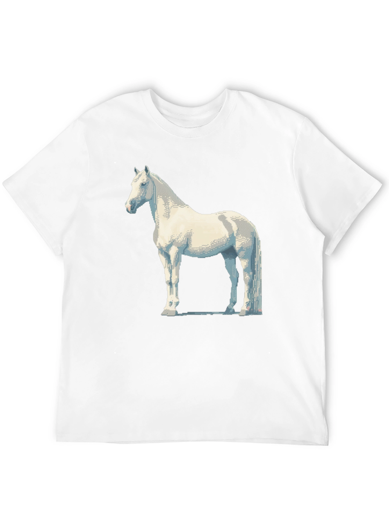 Horse Graphic T-Shirt - Cool Pixel Art Style