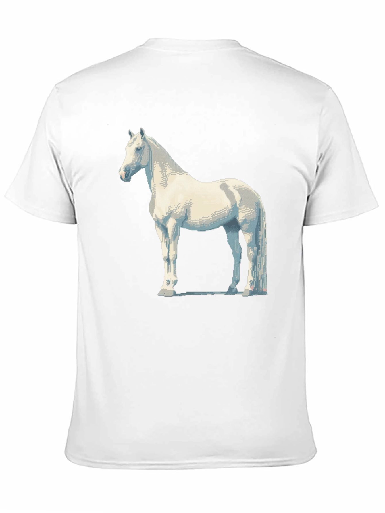 Horse Graphic T-Shirt - Cool Pixel Art Style