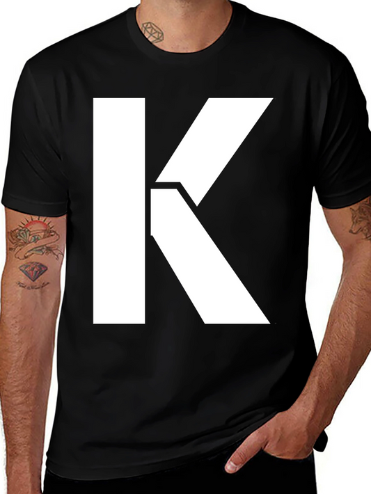Bold K Graphic T-Shirt - Classic Black Tee