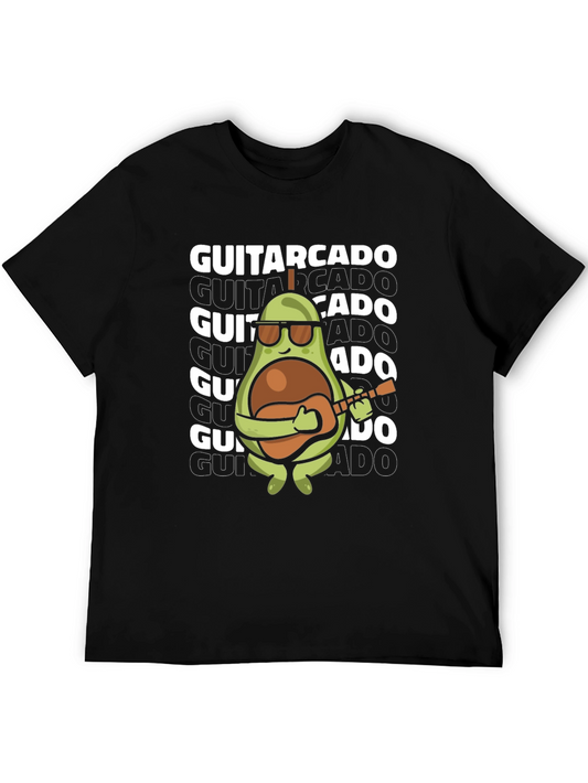 Guitarcado Graphic Tee - Avocado Guitarist