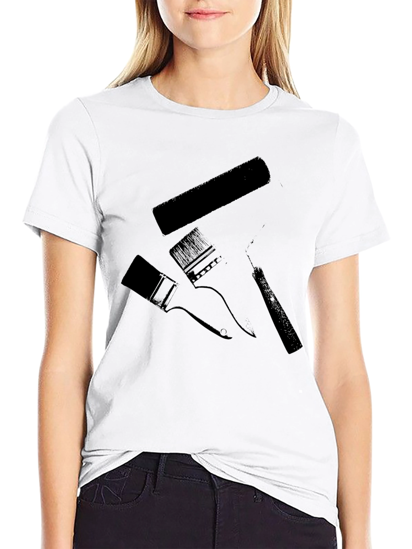Painters Tools Black Graphic Tee