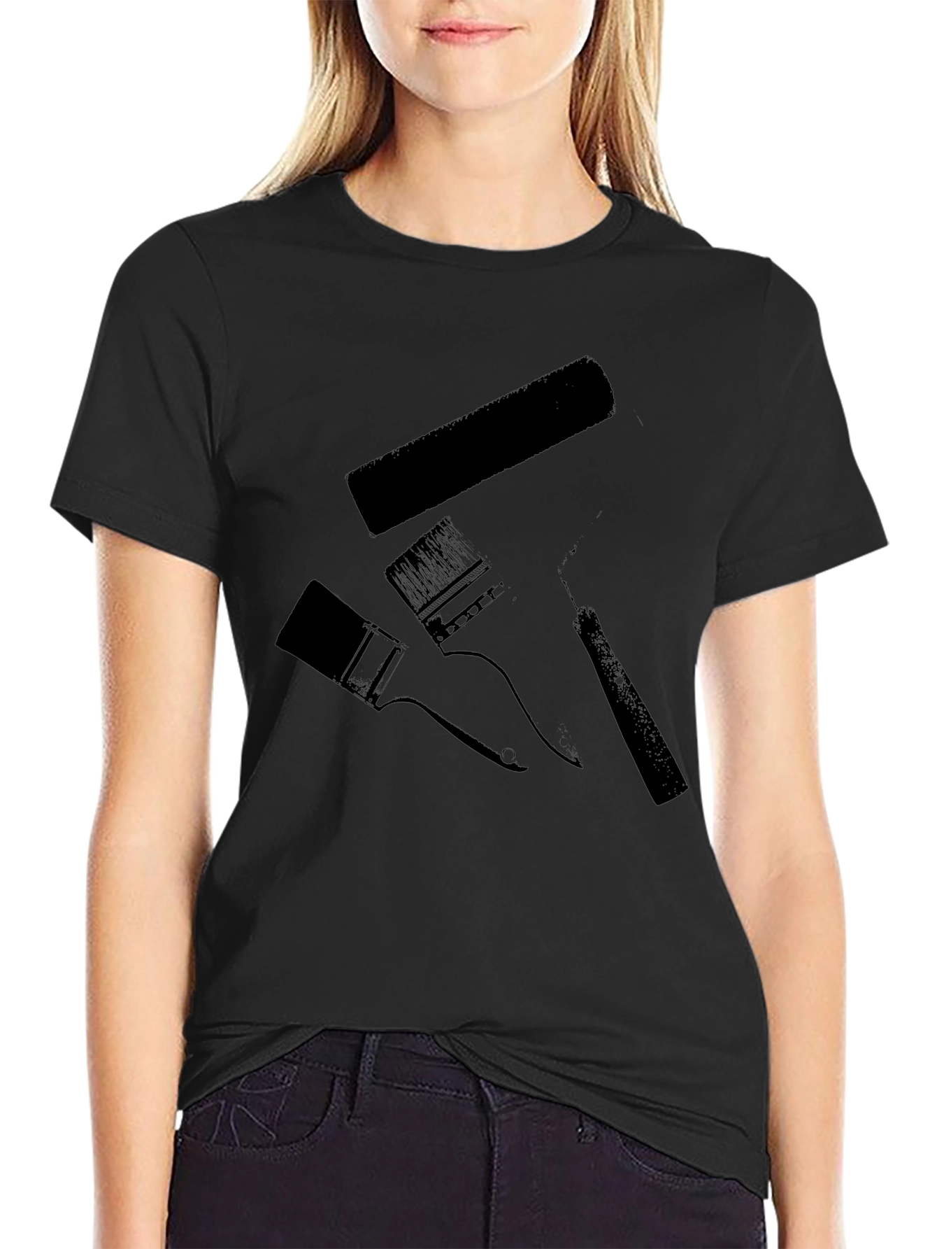 Painters Tools Black Graphic Tee