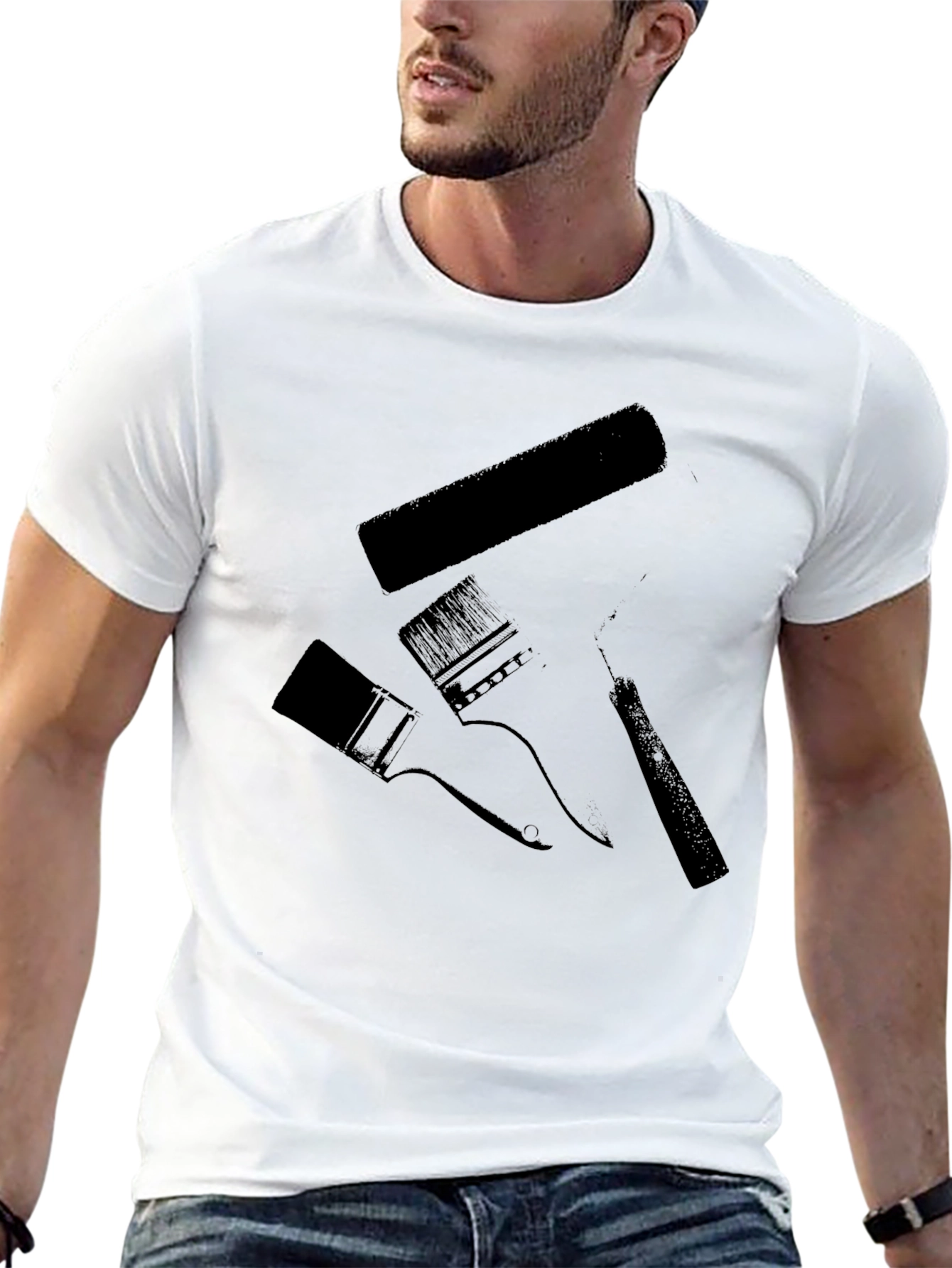 Painters Tools Black Graphic Tee