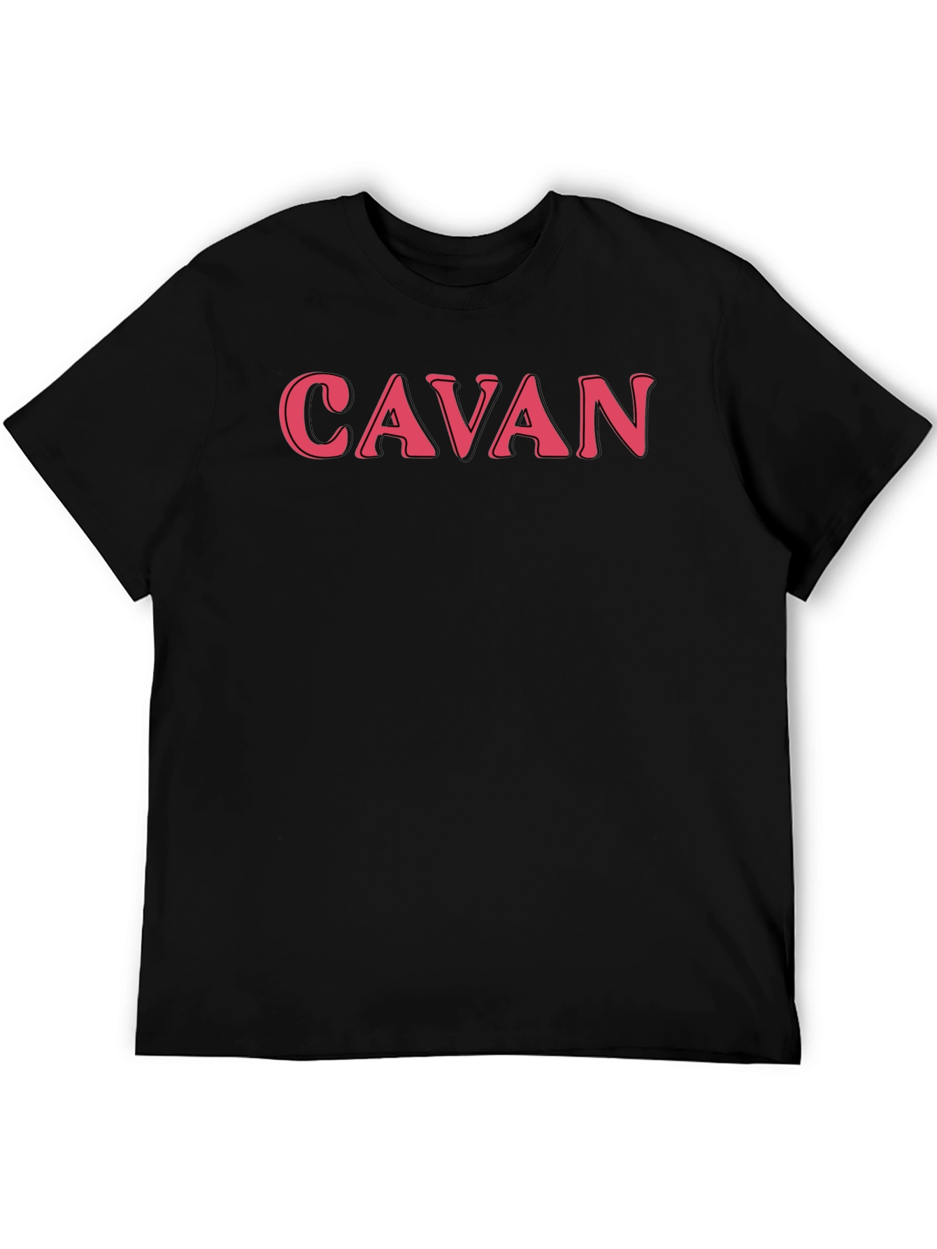 Cavan Text Graphic T-Shirt - Black