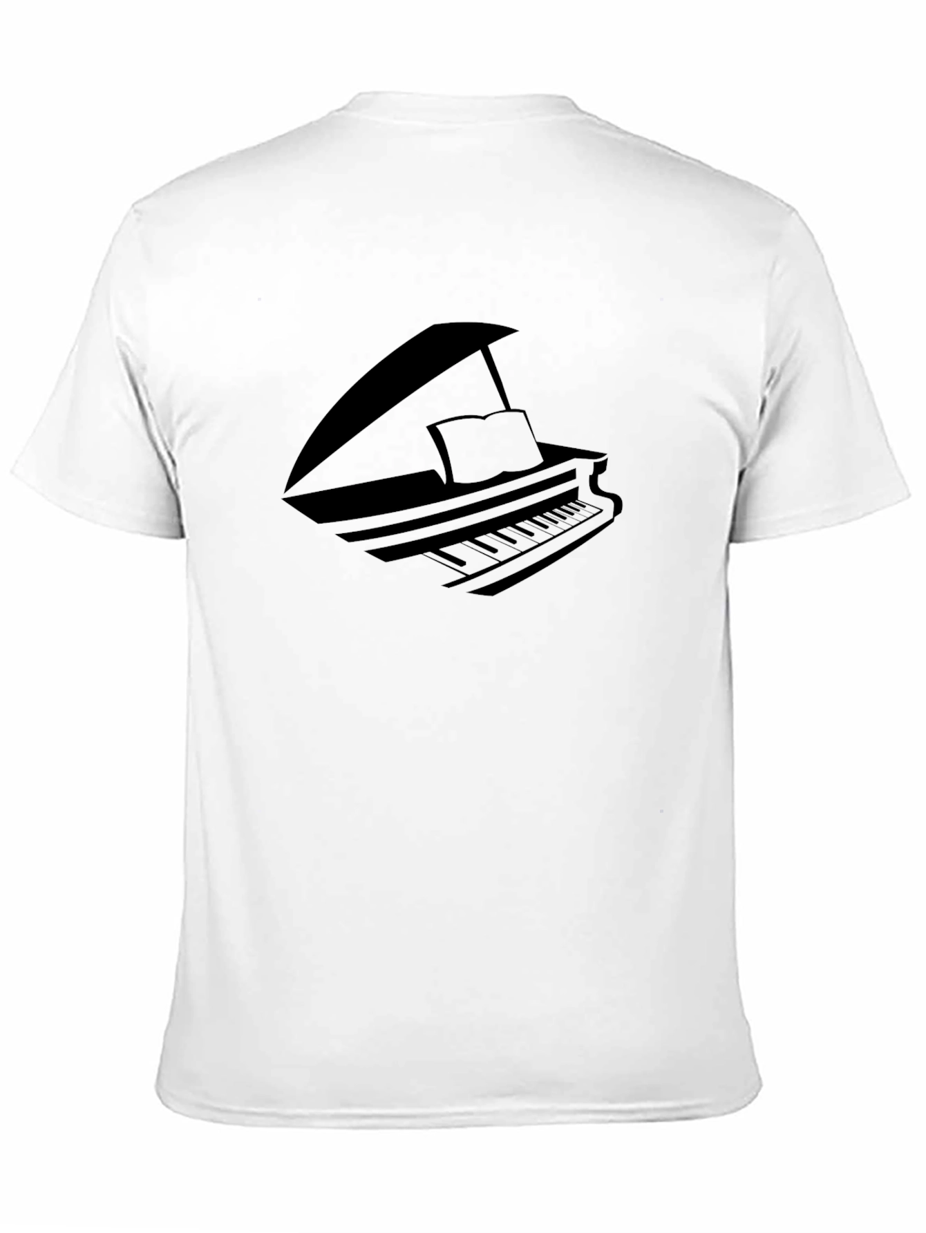 Piano Graphic Black T-Shirt