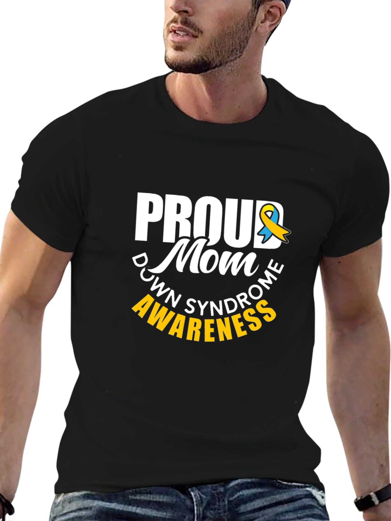 Proud Mom Down Syndrome Awareness T-Shirt
