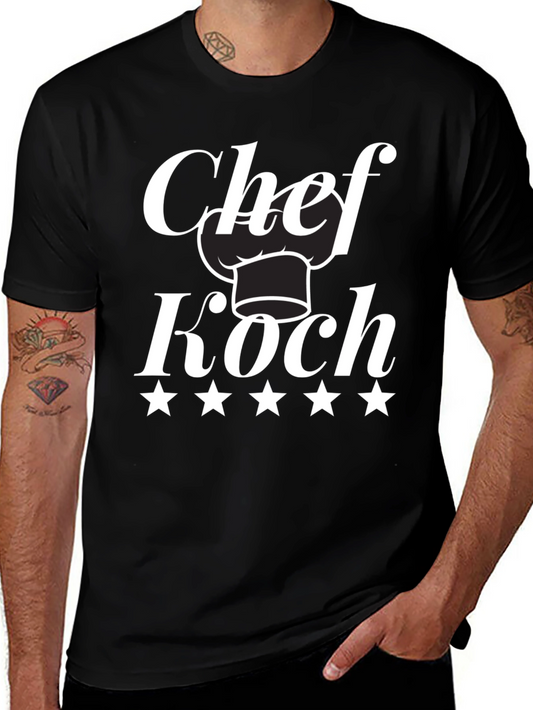 Chef Koch T-Shirt - Five Star Design