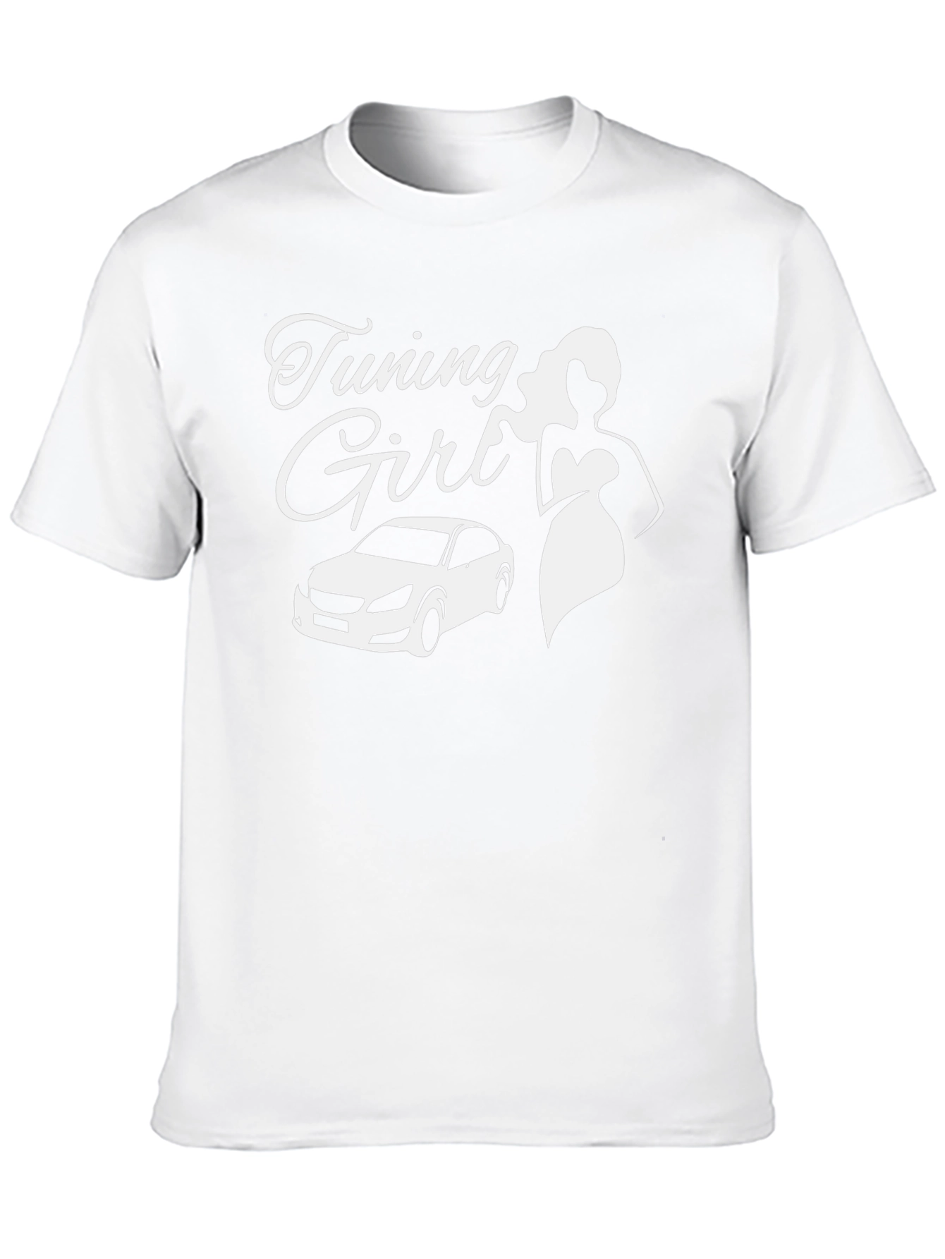 Tuning Girl T-Shirt Car Lover Tee