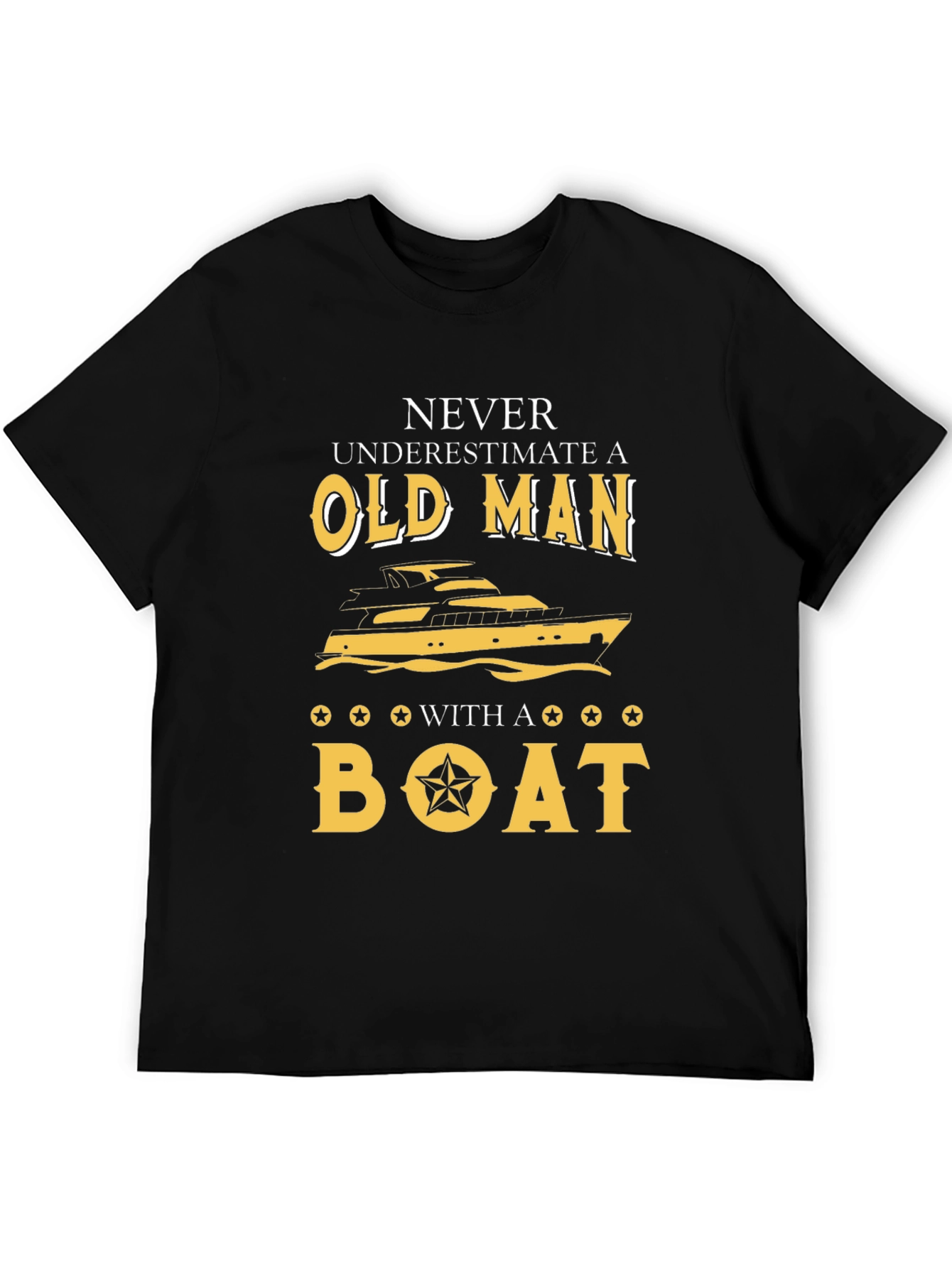 Old Man With a Boat Graphic Tee