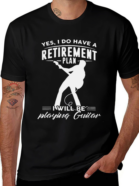 Retirement Guitar T-Shirt - Musician Gift