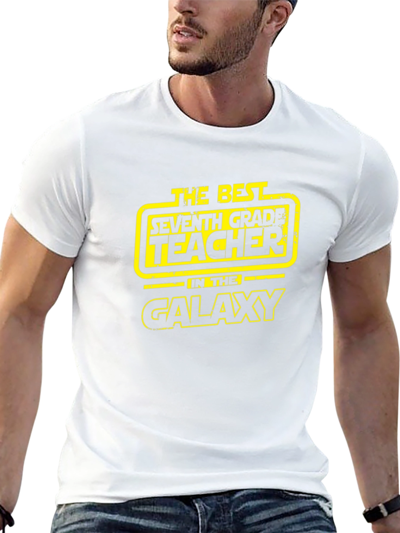 Best Seventh Grade Teacher Galaxy T-Shirt