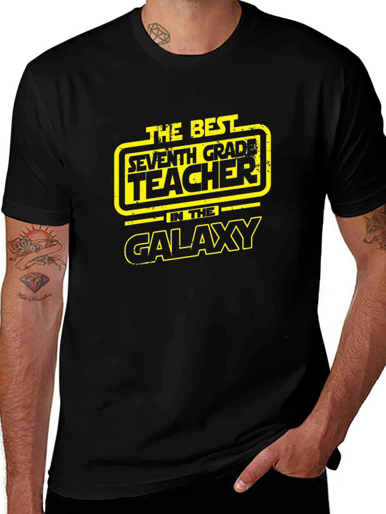 Best Seventh Grade Teacher Galaxy T-Shirt