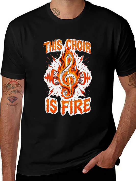 This Choir is Fire T-Shirt - Musical Humor Tee