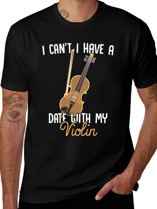 Funny Violin Date T-Shirt