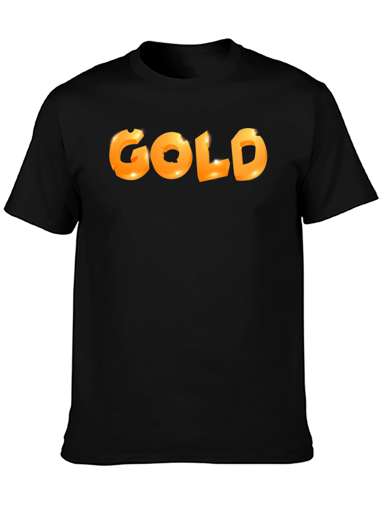 Gold Graphic Tee - Trendy Style