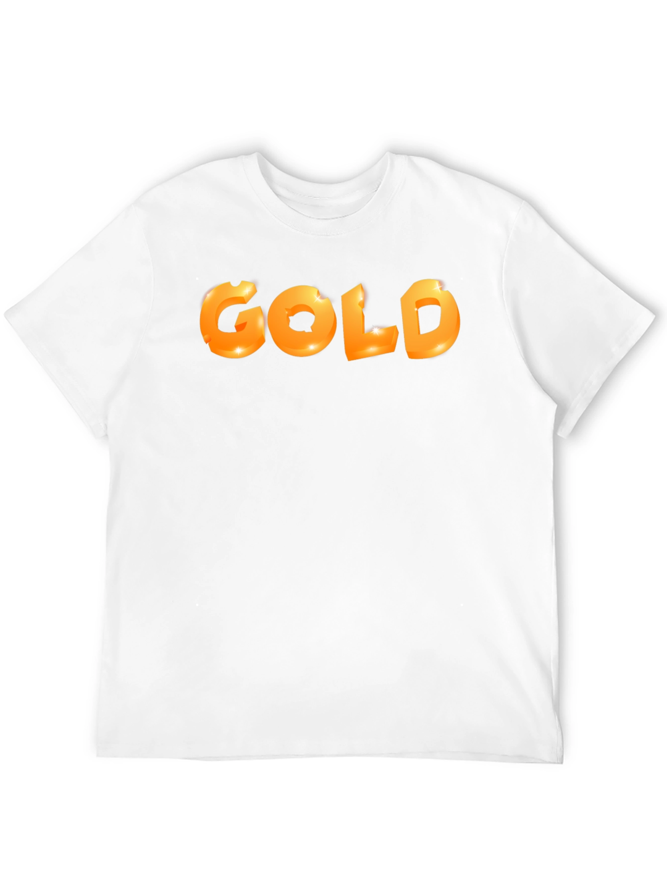 Gold Graphic Tee - Trendy Style