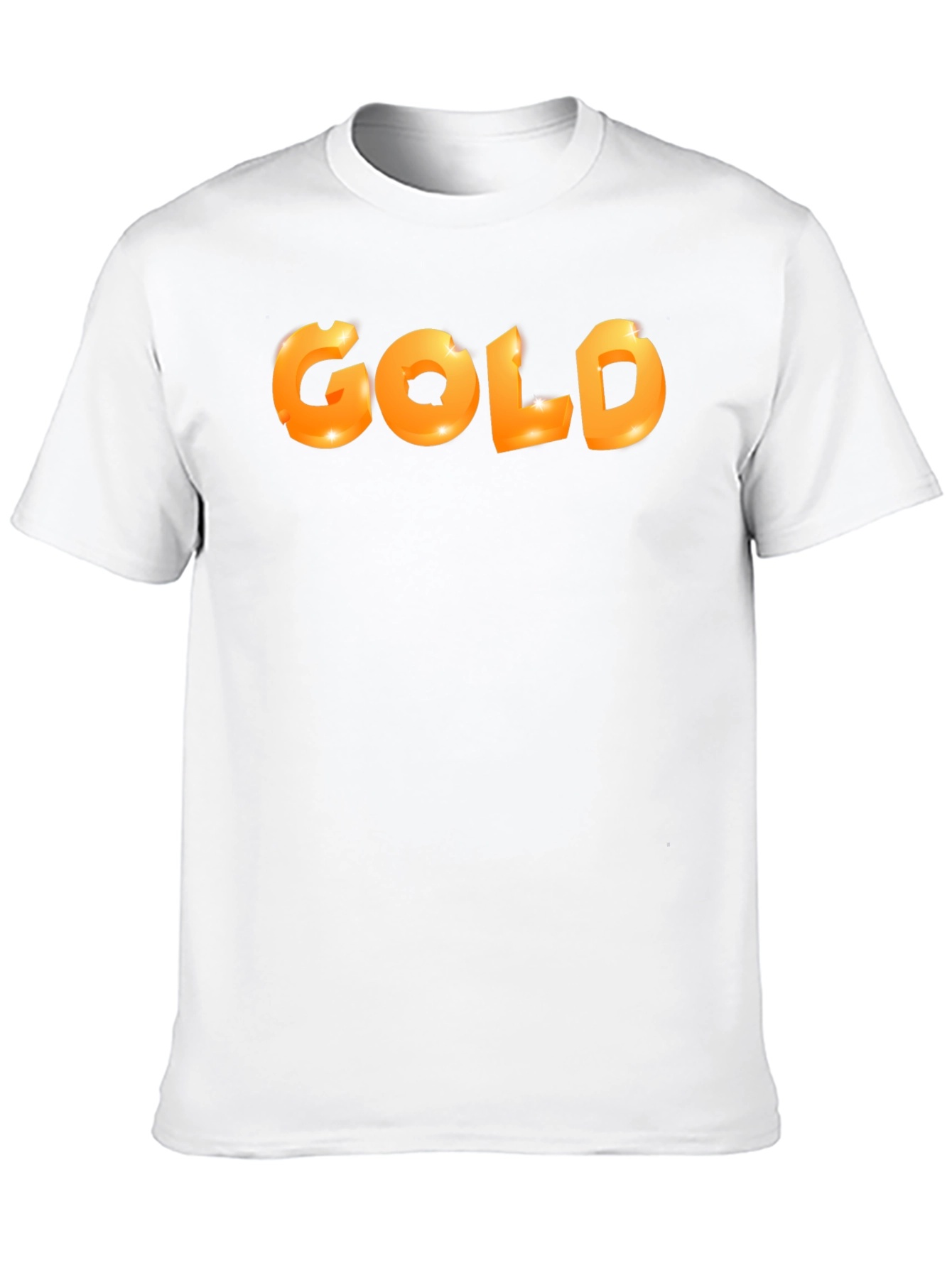 Gold Graphic Tee - Trendy Style