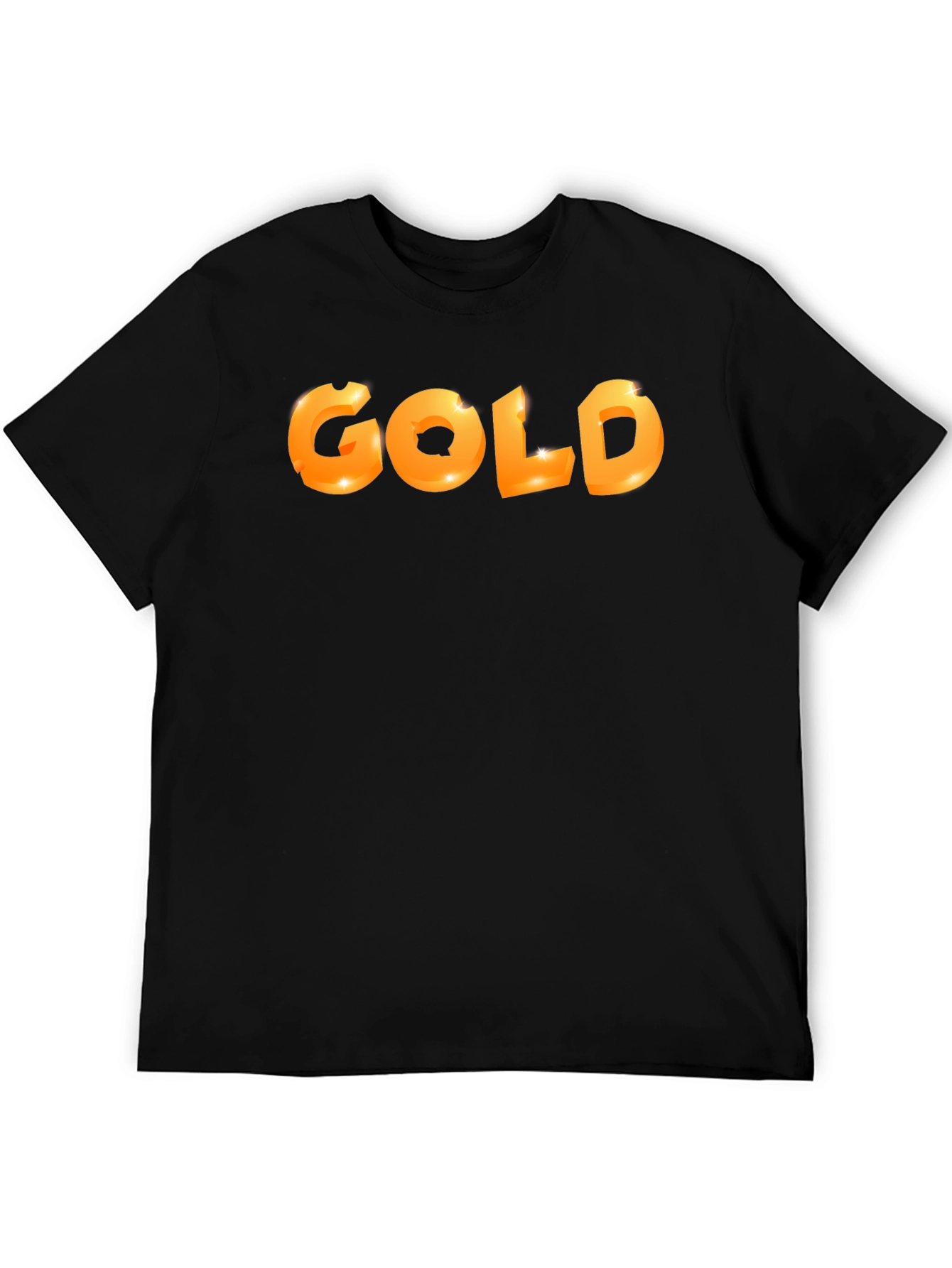 Gold Graphic Tee - Trendy Style