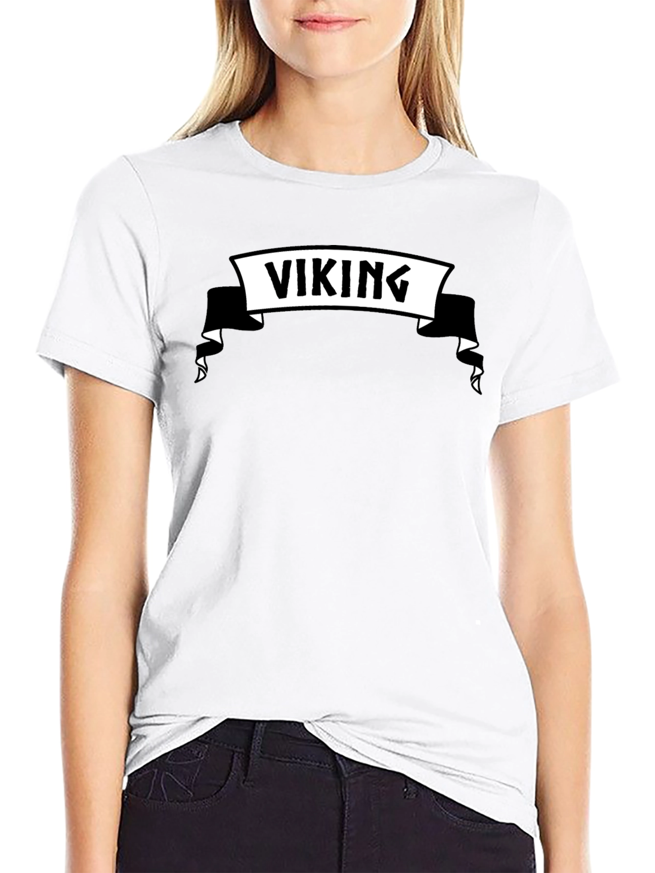 Viking Graphic Black T-Shirt