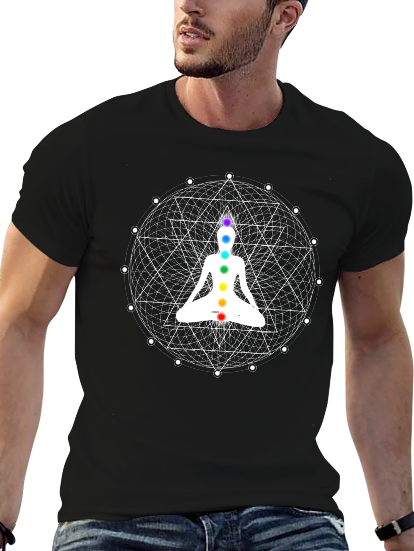 Chakra Meditation T-Shirt - Spiritual Yoga Tee