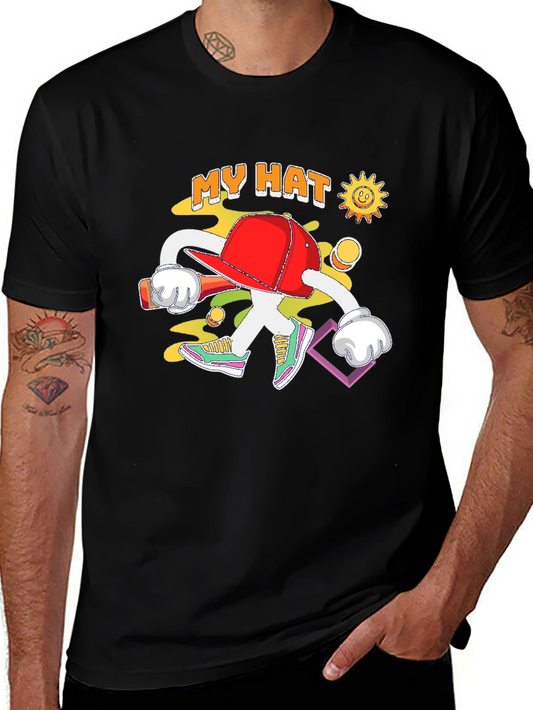 My Hat Cartoon Graphic Tee