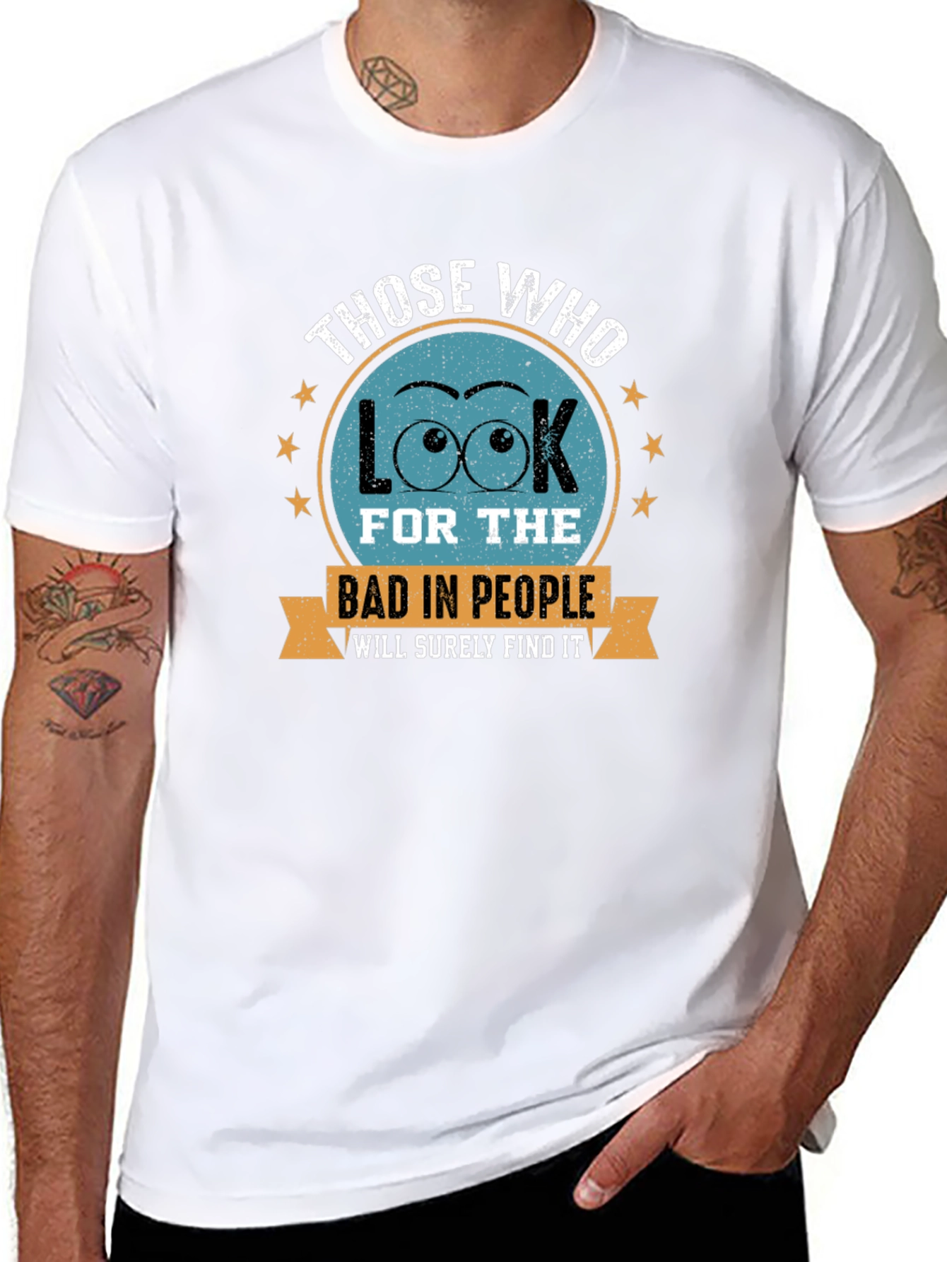 Eye See Bad People T-Shirt - Find the Good!