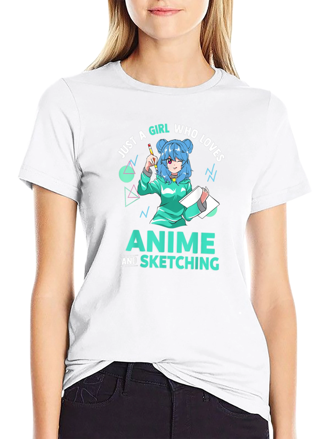 Anime & Sketching Girl T-Shirt
