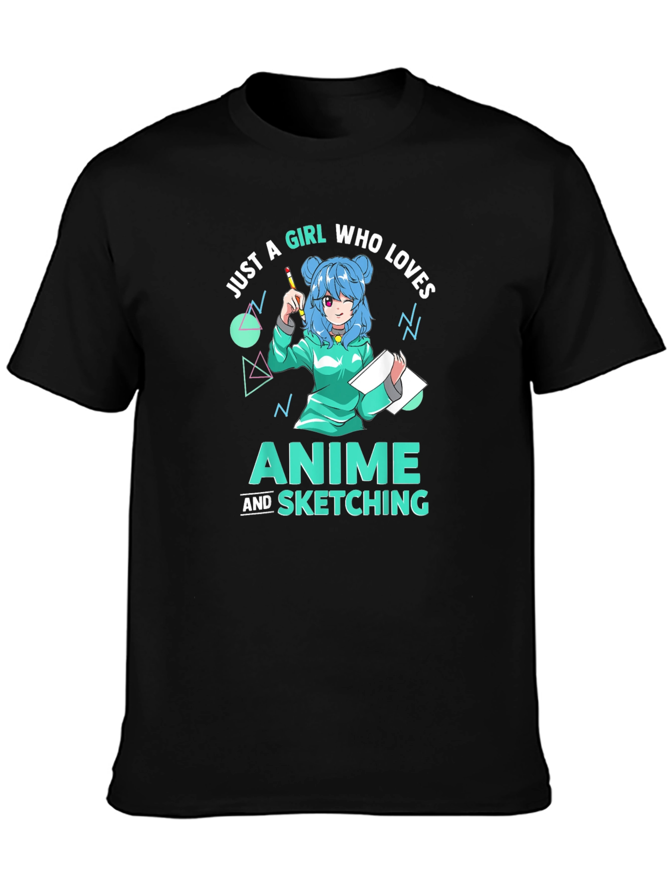 Anime & Sketching Girl T-Shirt