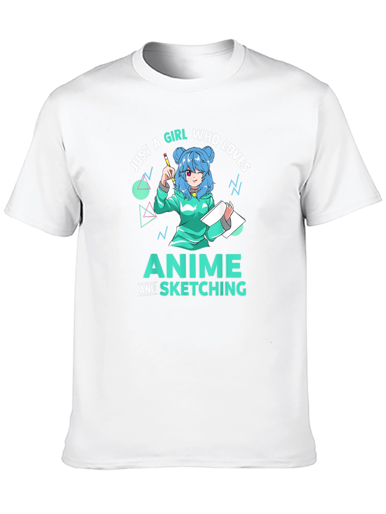 Anime & Sketching Girl T-Shirt