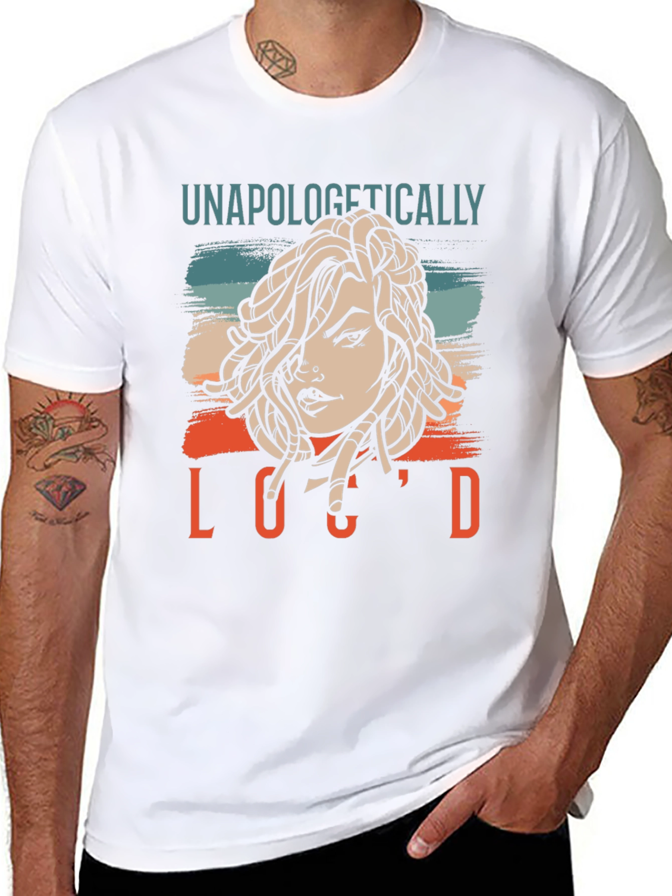 Unapologetically Locd Graphic T-Shirt - Black