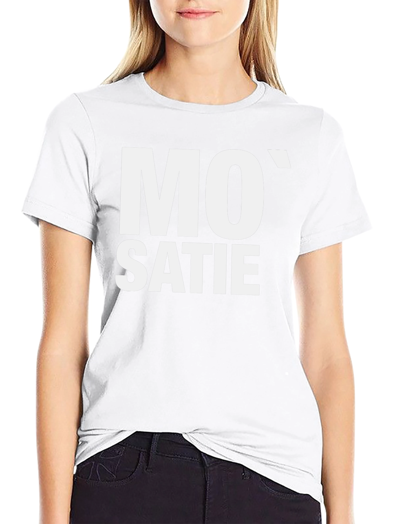 Mo Satie Black T-Shirt - Music Inspired Design