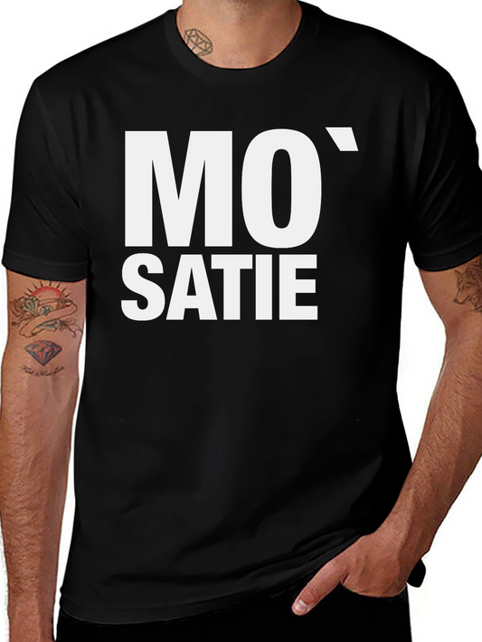Mo Satie Black T-Shirt - Music Inspired Design